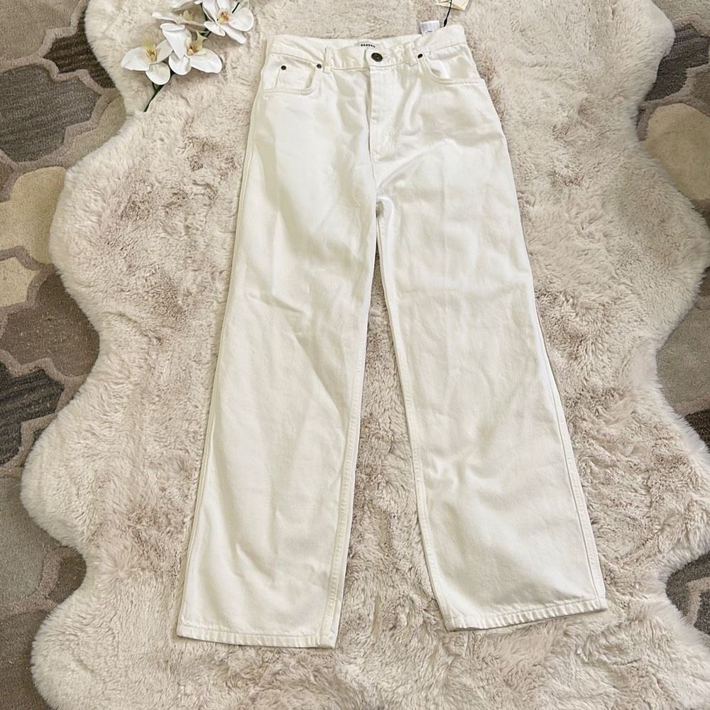 Sandro Denim Jeans White Size 40 - Picture 2 of 11